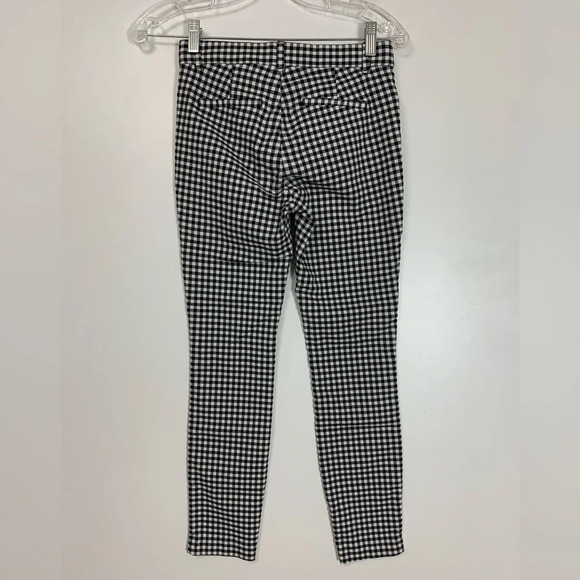 Gap Gingham  Skinny Stretch Ankle Pant Women’s Size 0 Classic Career work wear - Picture 3 of 11